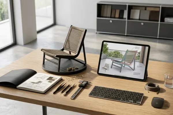 Custom furniture design process by Craftnika