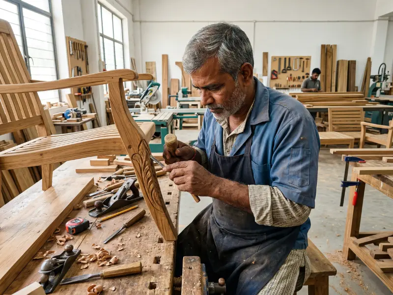 Furniture craftsmanship and premium quality manufacturing at Craftnika