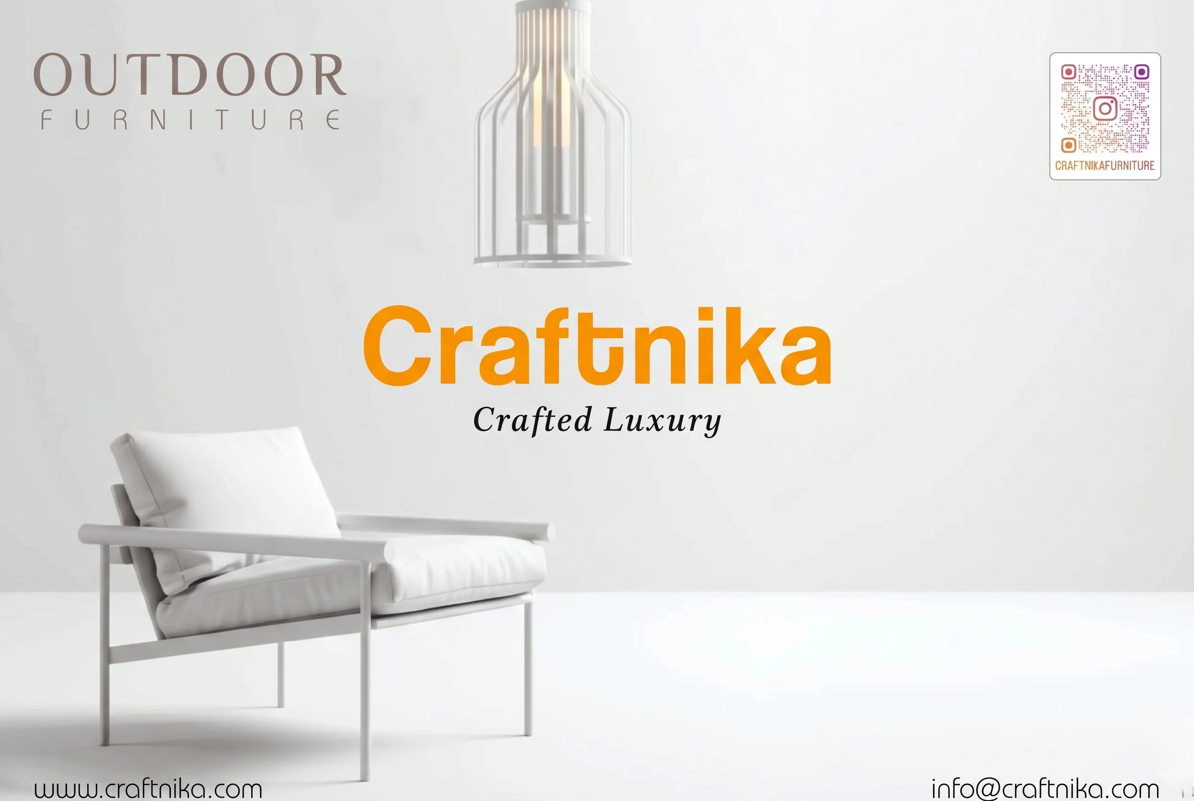 Download Craftnika furniture catalogue PDF for outdoor and custom furniture collections