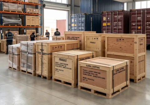 Furniture export services by Craftnika to UAE, UK, Europe and Southeast Asia