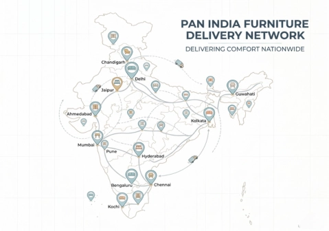 Pan India furniture delivery by Craftnika