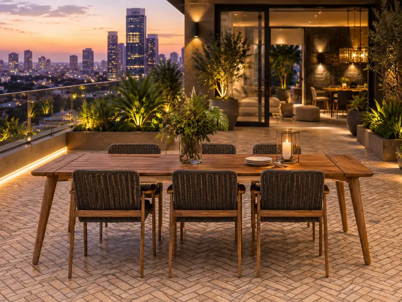 Luxury Terrace Furniture Golf Course Road Gurugram Design 5