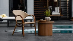 Teak vs. Powder-Coated Aluminum: Which is Best for Your South Delhi Farmhouse?
