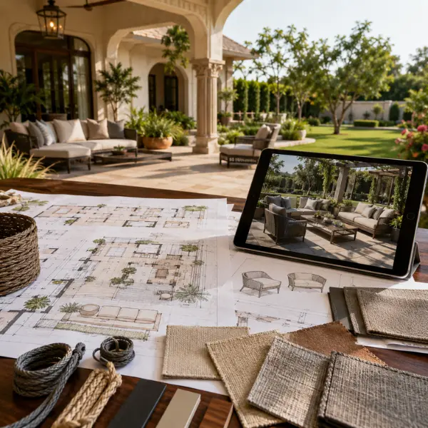 B2B wholesale manufacturing of custom patio furniture for Jaipur resorts and cafes.