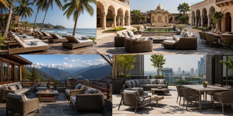 Luxury Cabana Furniture for Beach Resorts