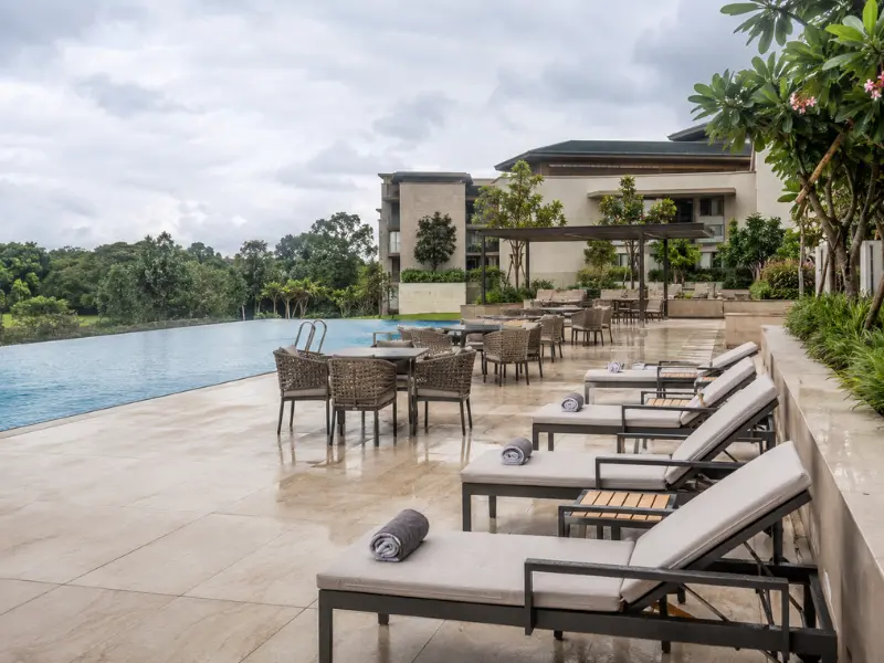 luxury hotel resort outdoor furniture bangalore