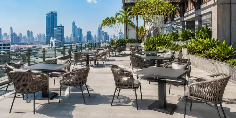 Luxury Hotel Outdoor Sofa Manufacturers