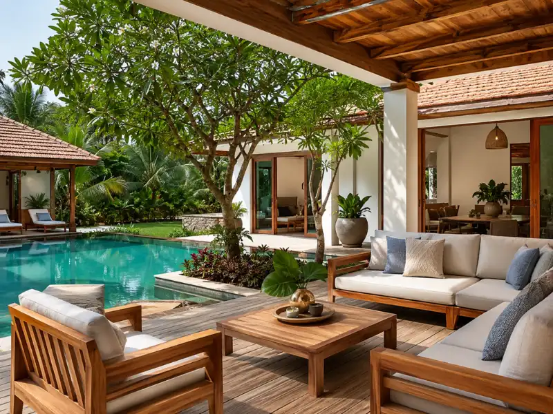 Luxury Teak Patio Furniture Assagao