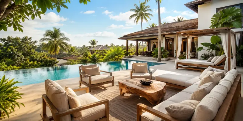 Luxury Teak Patio Furniture Assagao