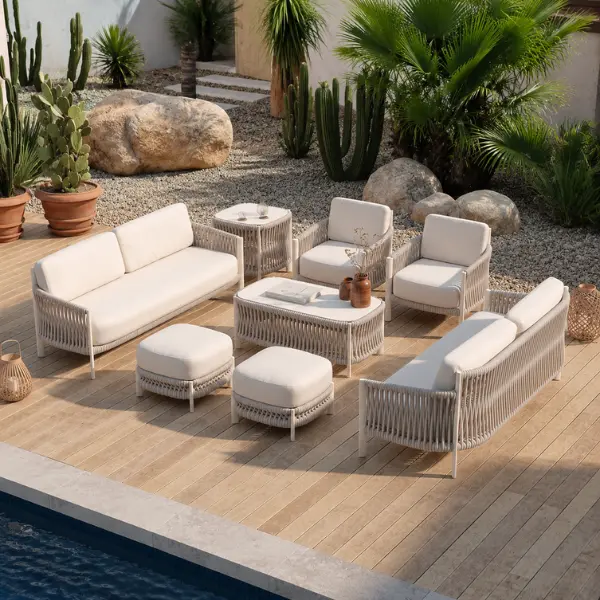 Premium manufacturing facility allowing B2B clients to buy outdoor furniture in bulk directly from the factory.