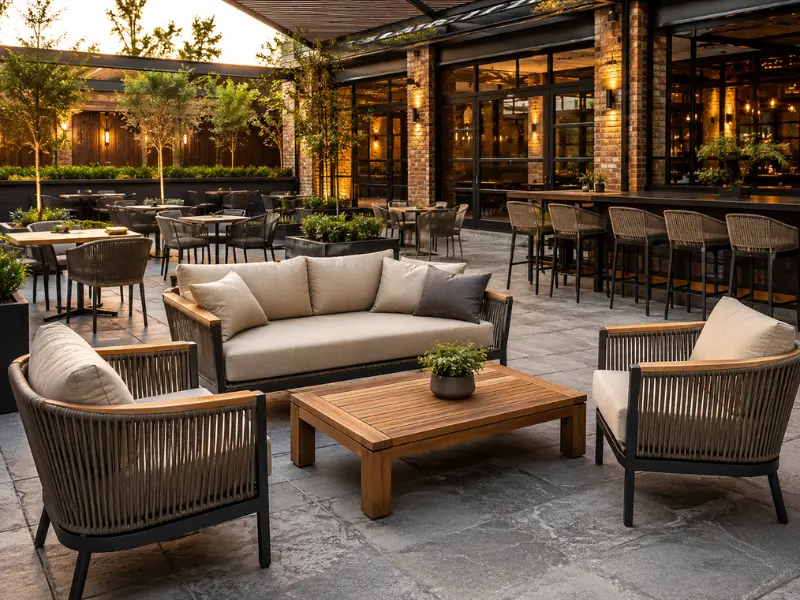 Commercial Brewery Cafe Outdoor Seating Chandigarh