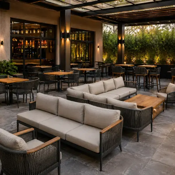 Commercial Brewery Cafe Outdoor Seating Chandigarh