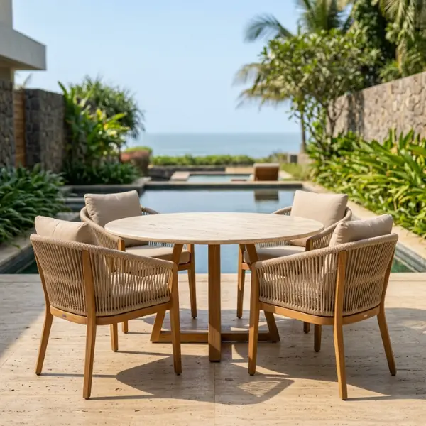 Premium B2B patio furniture manufacturers providing custom wholesale seating for luxury villas and private resorts.