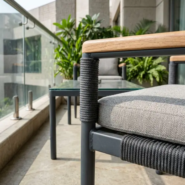 Premium restaurant outdoor furniture available for wholesale in Bhopal, offering marine-grade durability.