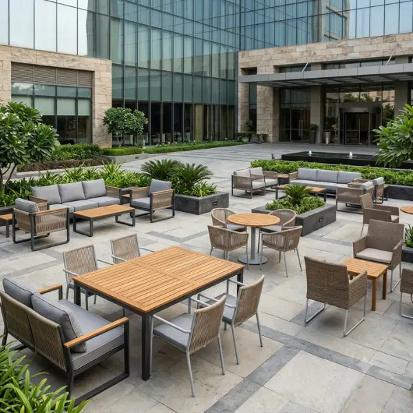 High-quality wholesale hotel furniture for Kanpur businesses, manufactured directly in our Delhi factory.