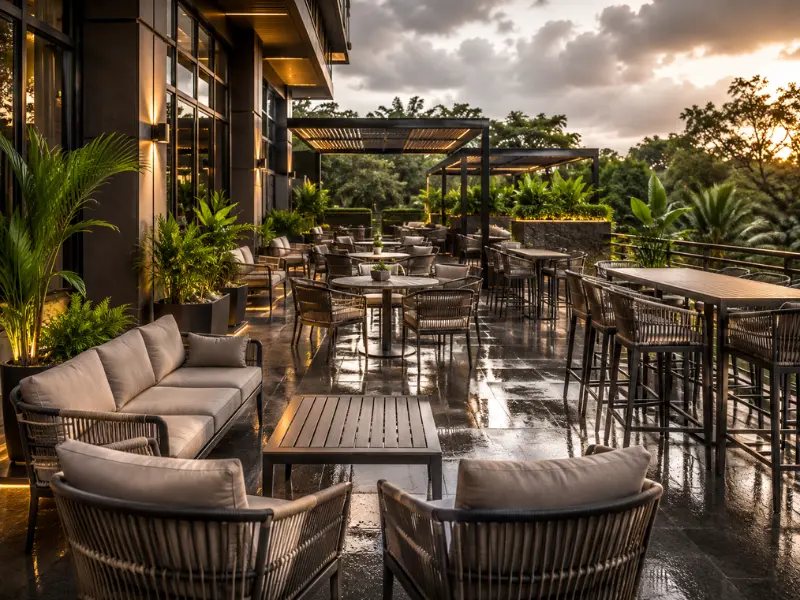 Wholesale Outdoor Cafe Brewery Seating Pune