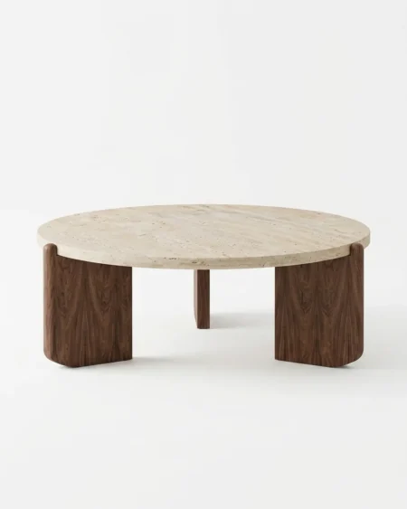 Premium custom made Boho Luxe Round Center Table with factory direct pricing