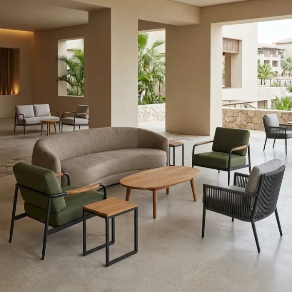 Contract-grade cafe and restaurant furniture for hospitality projects in North Bengal