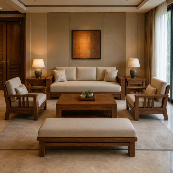 Custom commercial hotel furniture built for properties in Nashik