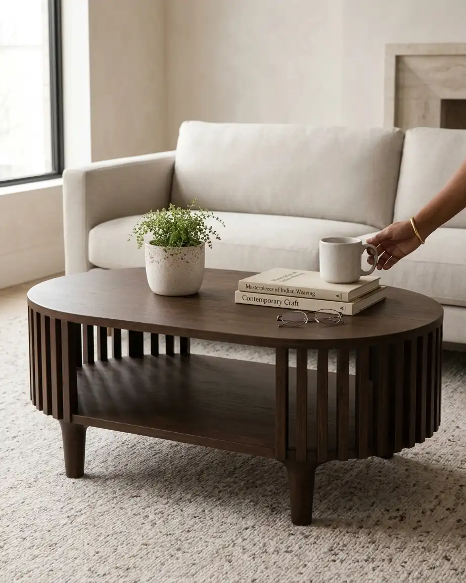 Hampton Teak Wood Center Table - Image 2
