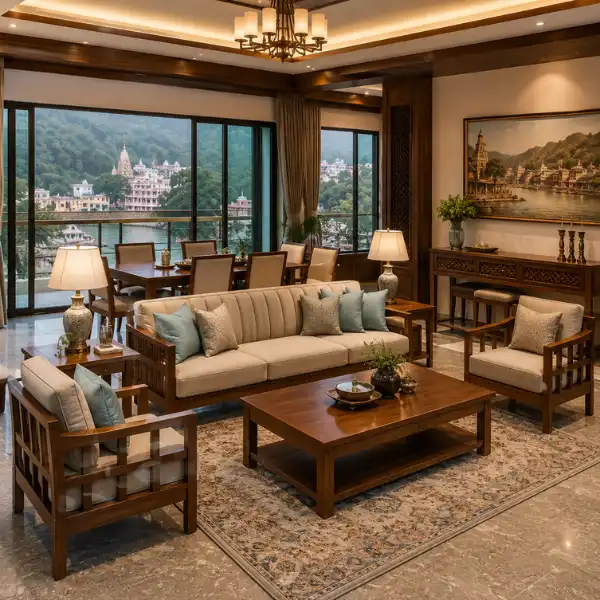 Solid wood hotel furniture manufactured by a leading hotel furniture manufacturers Haridwar trusts