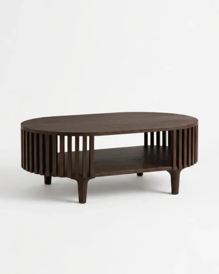 Premium custom made Hampton teak wood center table with natural finish