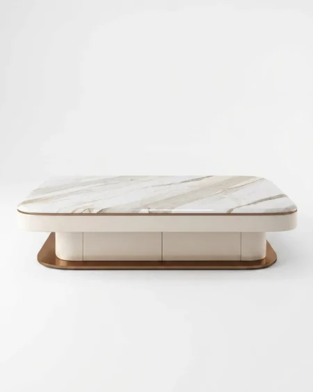 Premium custom made Marrakesh Marble Center Table with factory direct pricing
