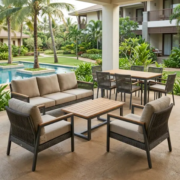 Outdoor hotel and resort furniture suppliers in Guwahati
