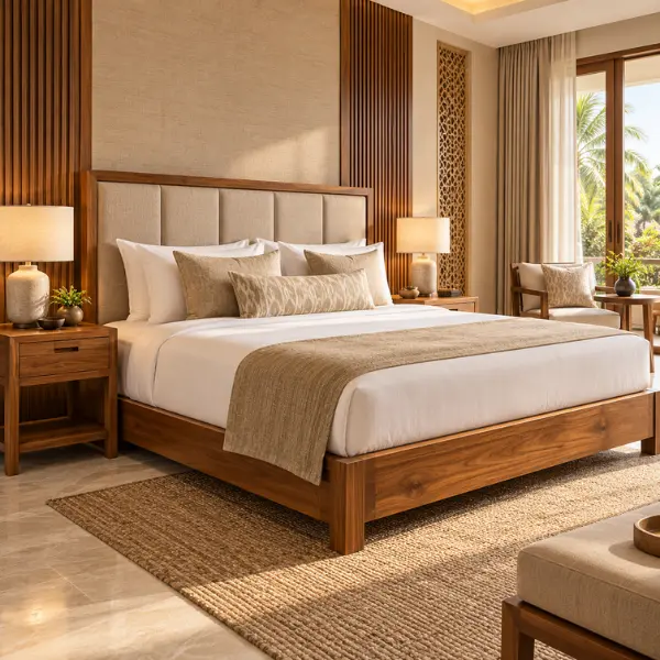 Direct hotel furniture manufacturer Chandigarh for resorts and hotels