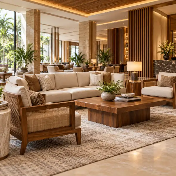 Direct hotel furniture manufacturer Thane for resorts and hotels