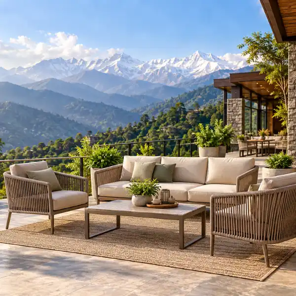 Direct resort furniture manufacturer Dharamshala for hotels and retreats