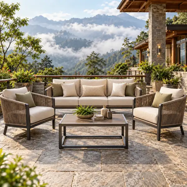 Rust-proof aluminium outdoor furniture by a premium Resort Furniture Manufacturer Pelling.