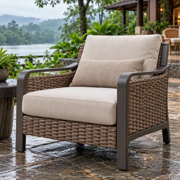 Weather-proof outdoor seating from a leading Resort Furniture Manufacturer Tezpur.