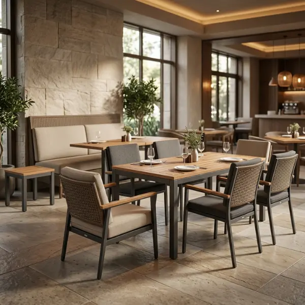 Premium restaurant furniture manufacturer Kanpur direct from factory