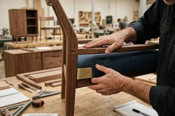 Furniture quality control inspection process by Craftnika